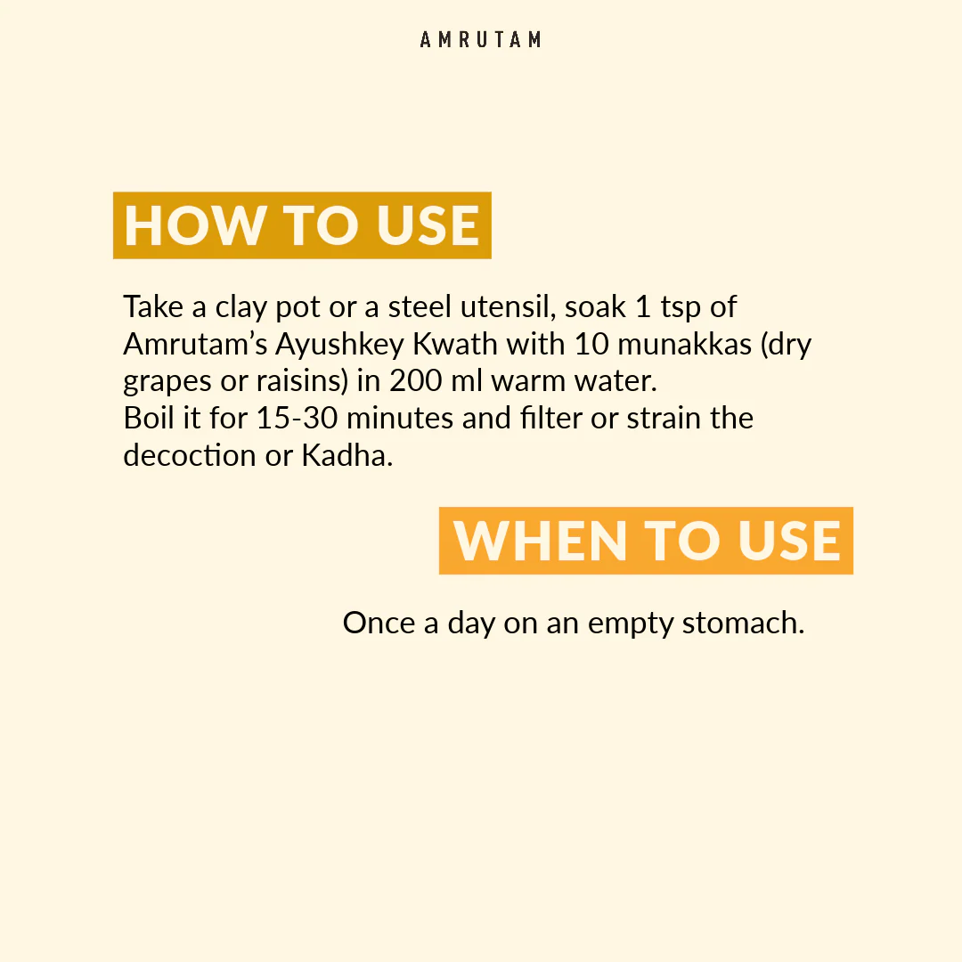 Amrutam Ayushkey Kwath | Immunity Booster - Image 5