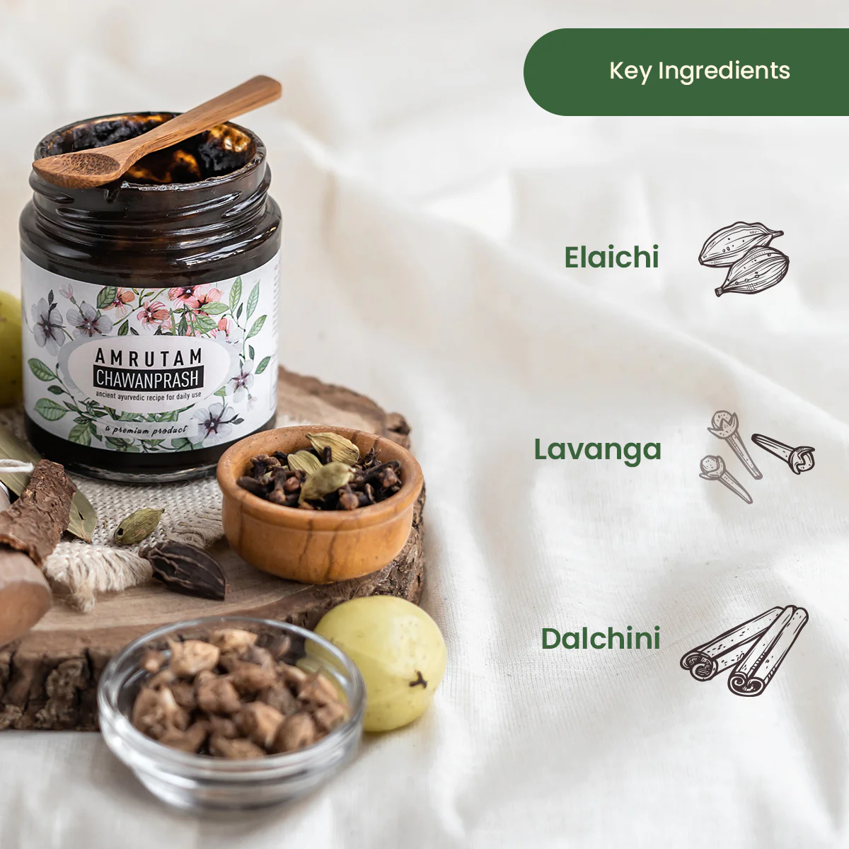 Amrutam Chawanprash | Ancient Ayurvedic Recipe for your Overall Health - Image 3