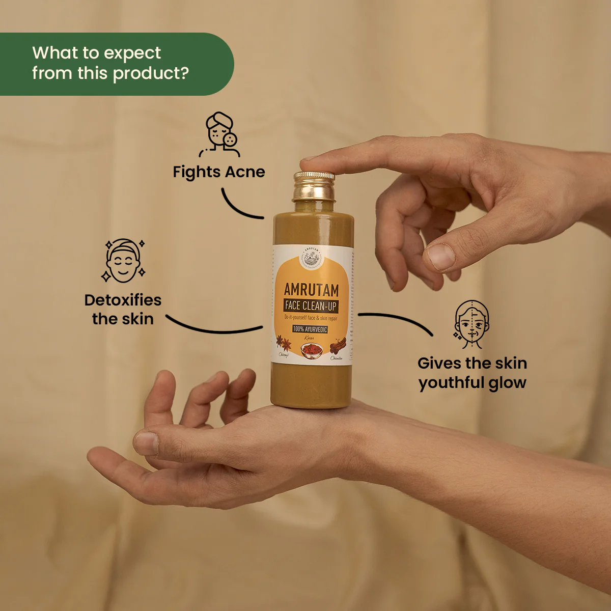 Amrutam Face Clean-Up | Do-It-Yourself Face and Skin Repair - Image 2