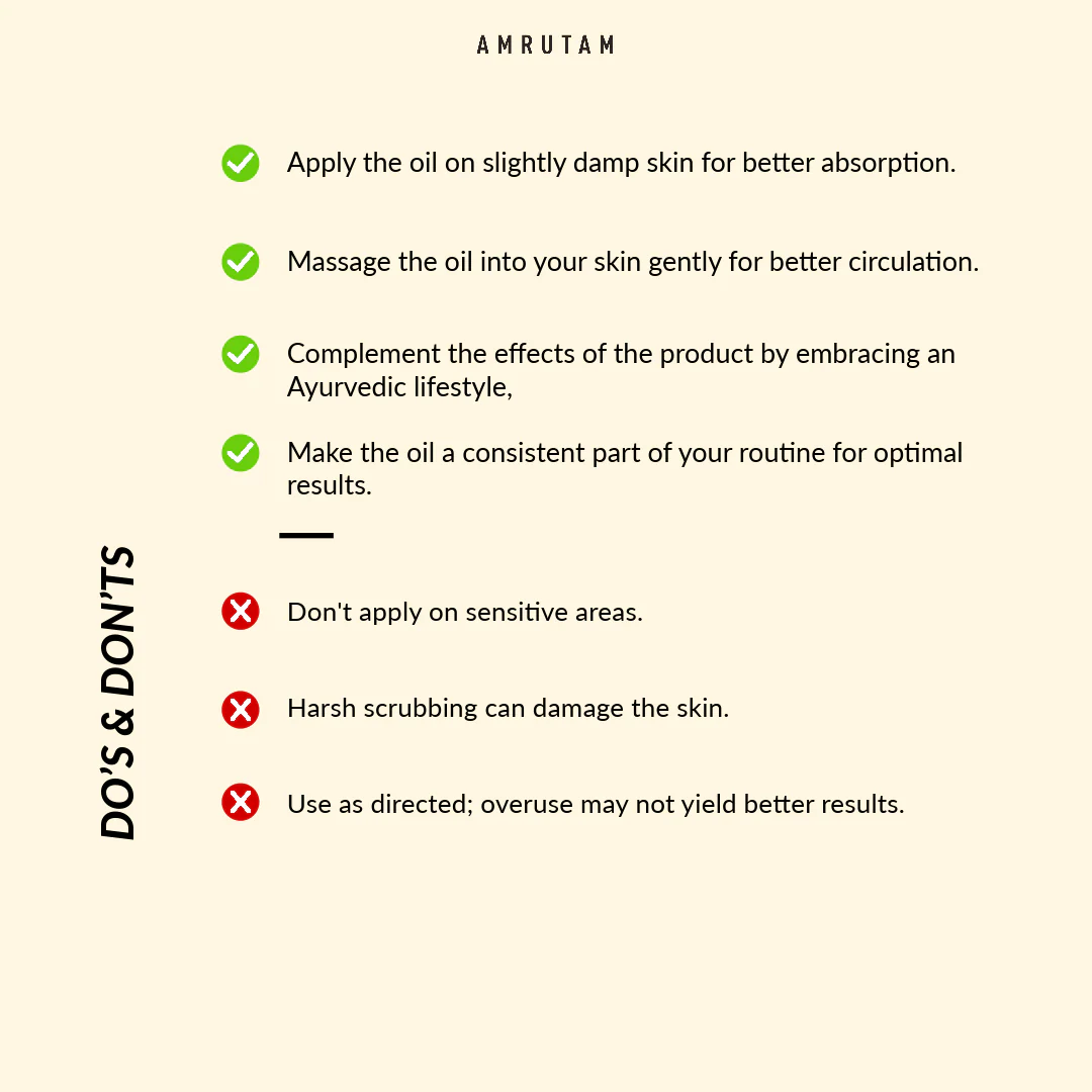 Amrutam Kayakey Body Oil | Ayurvedic Blend For Body Massage - Image 6