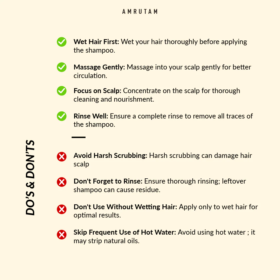Amrutam Kuntal Care Herbal Shampoo | Healthy, Natural and Dynamic Hair - Image 6