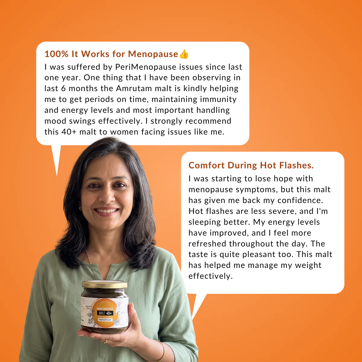 Ayurvedic Solution for Women Above 40 Year | Nari 40+ Malt - Image 7