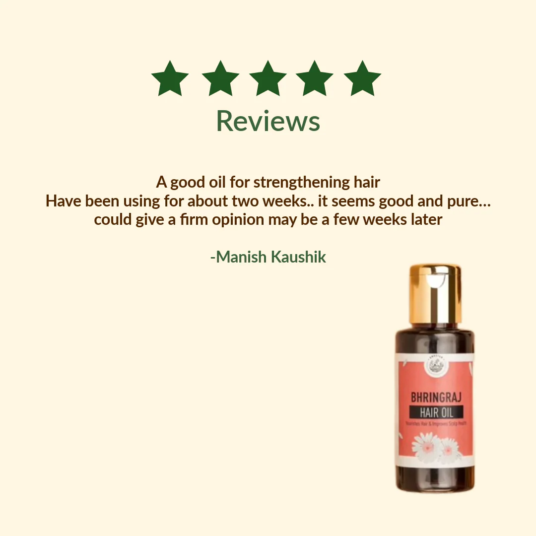 Amrutam Bhringraj Hair Oil | Nourishes Hair & Improves Scalp Health - Image 7
