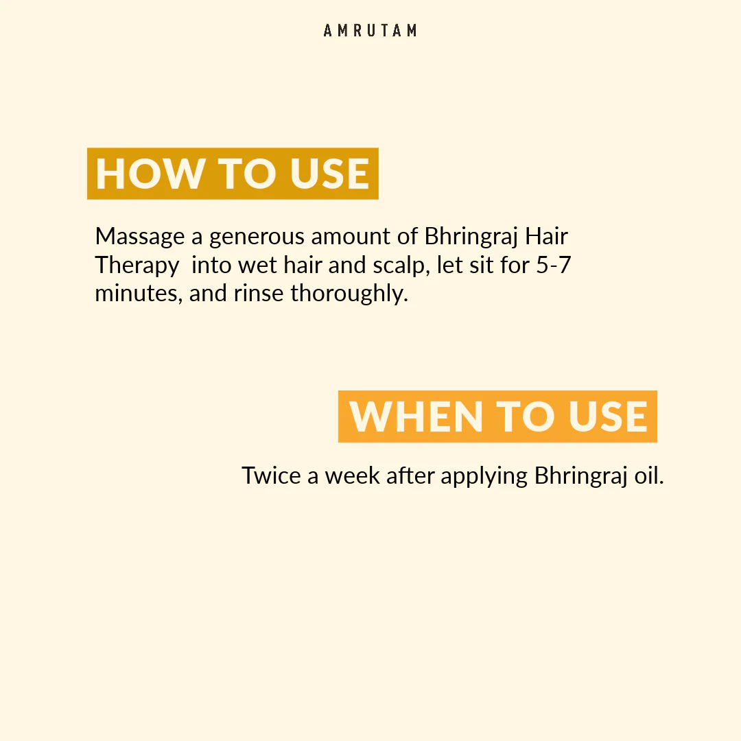Amrutam Bhringraj Hair Therapy | 2-in-1 Conditioner and Shampoo - Image 5