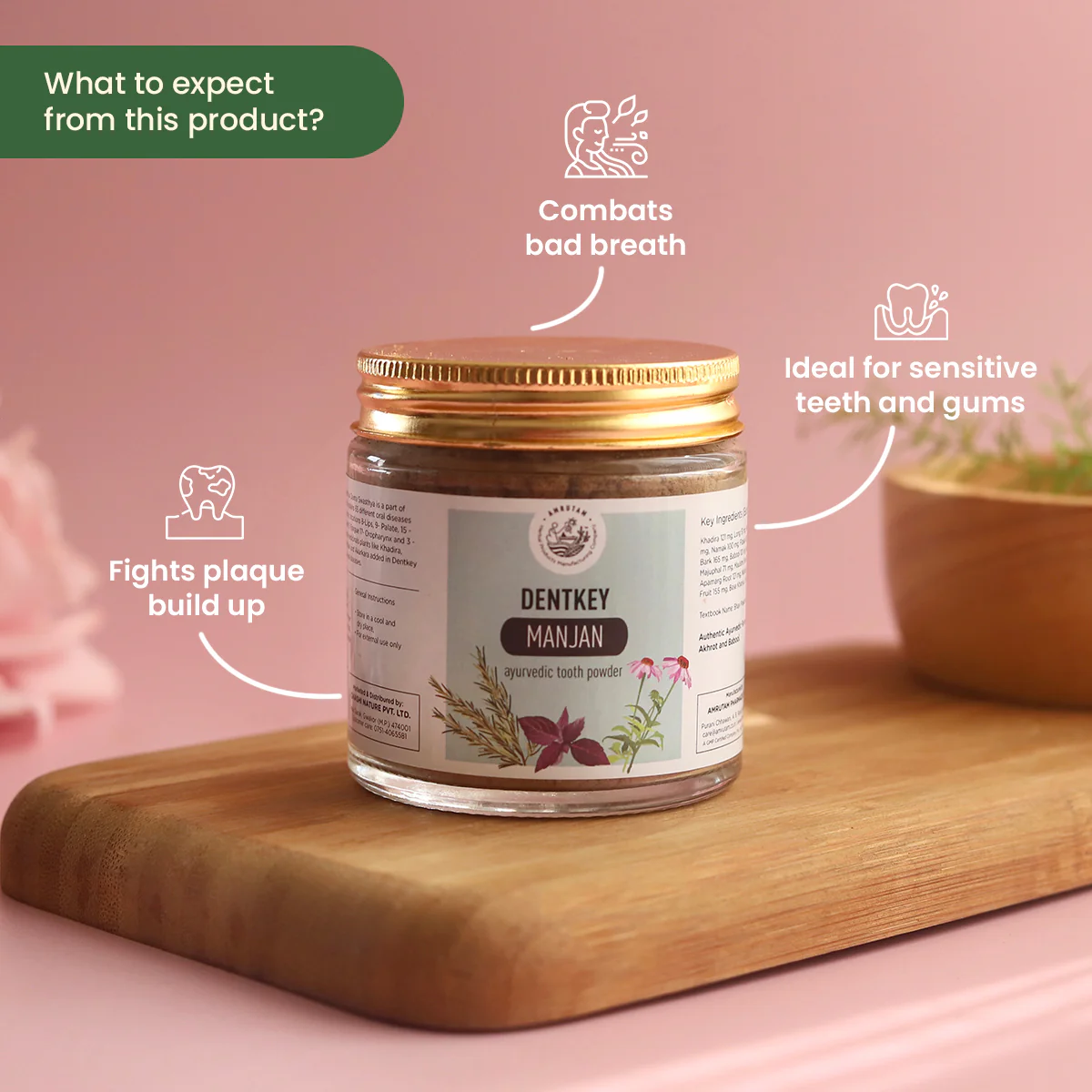 Dentkey Manjan | Ayurvedic Tooth Powder