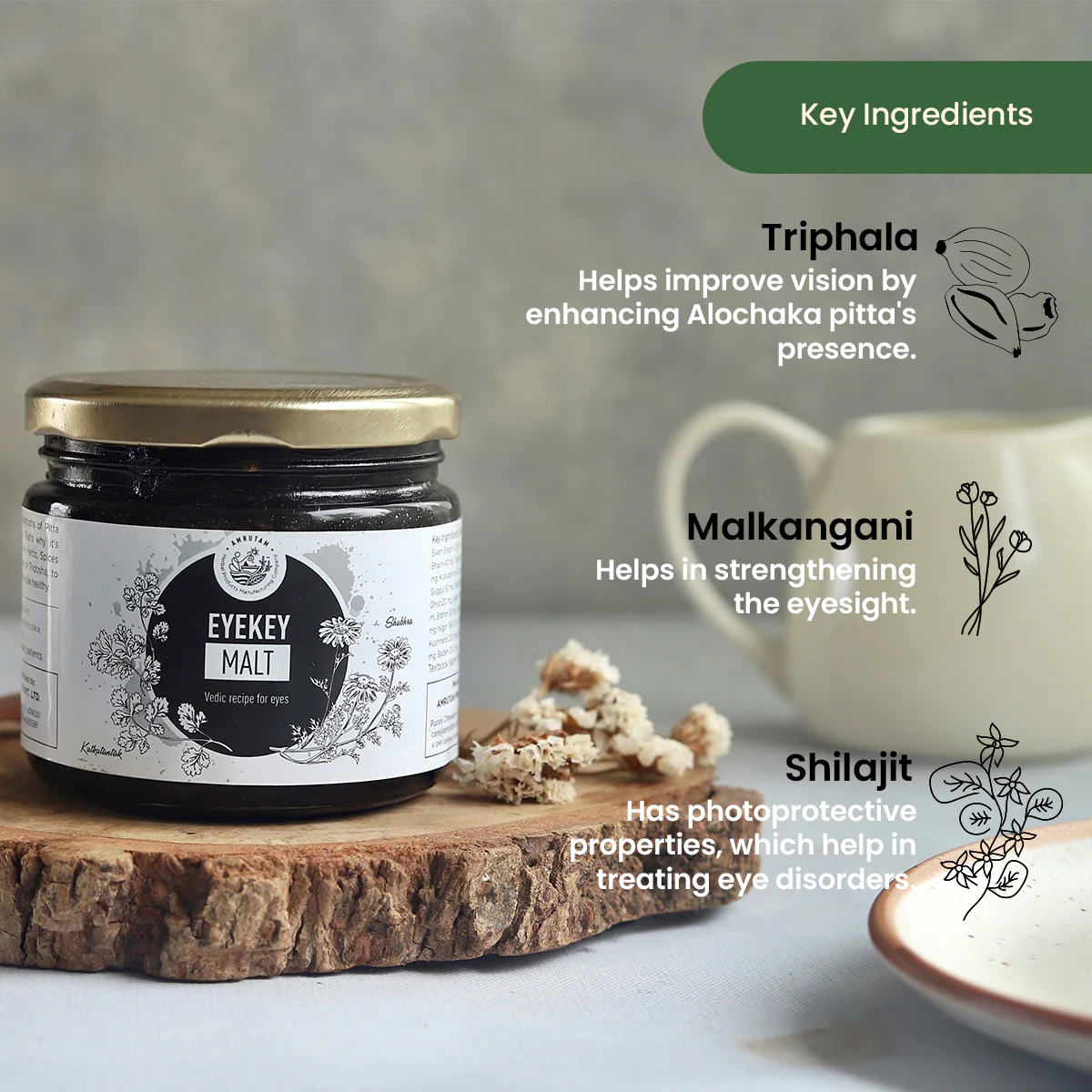 Amrutam Eyekey Malt | Vedic Recipe for Eyes - Image 3
