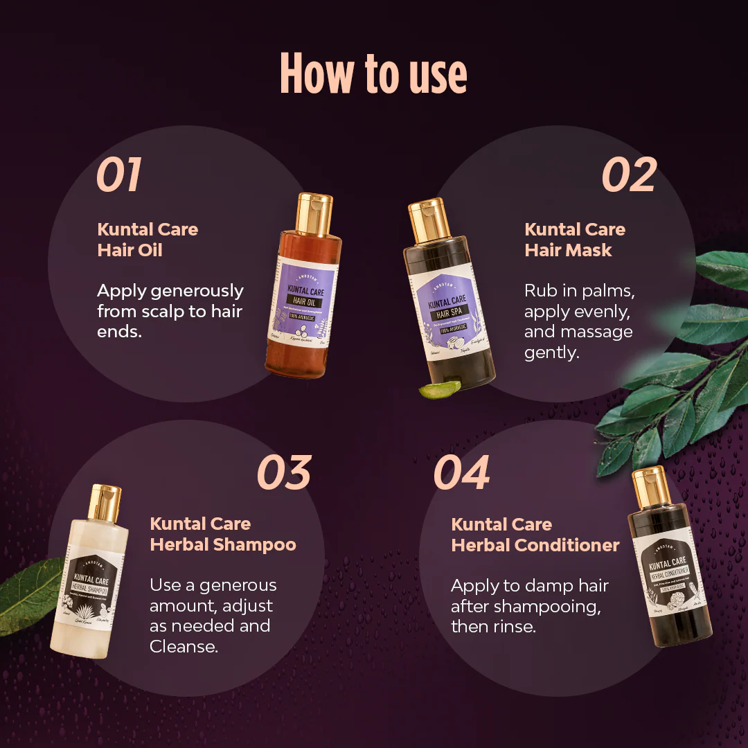 Amrutam Kuntal Care - Hair Essentials Kit - Image 5