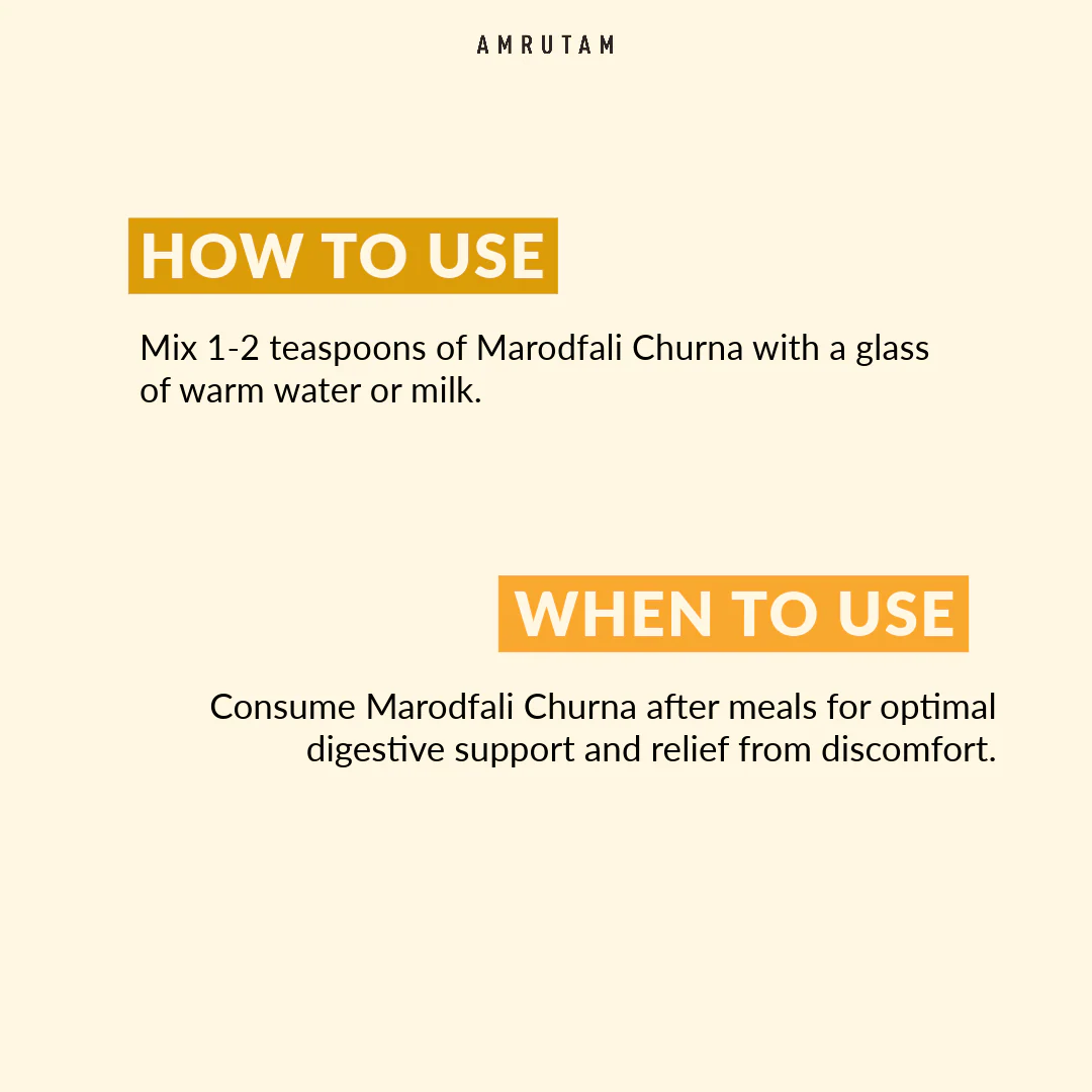Amrutam Marodfali Churna | Ayurvedic Recipe for Digestion - Image 5