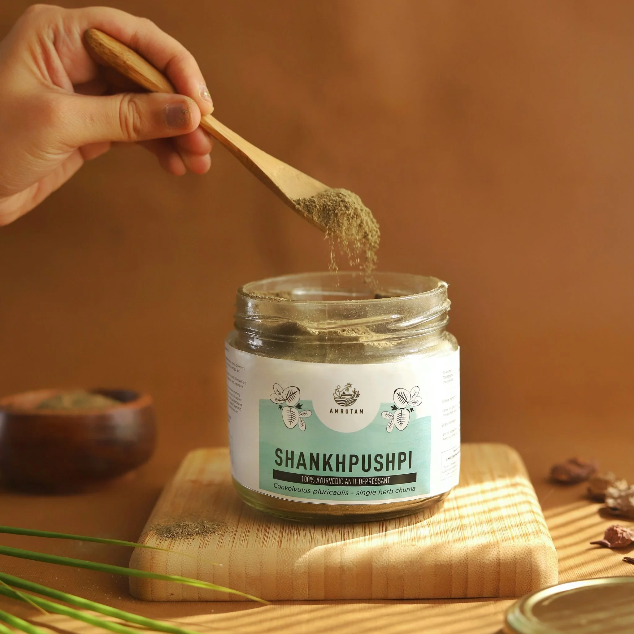 Amrutam Shankhpushpi Churna | Ayurvedic Anti-Depressant