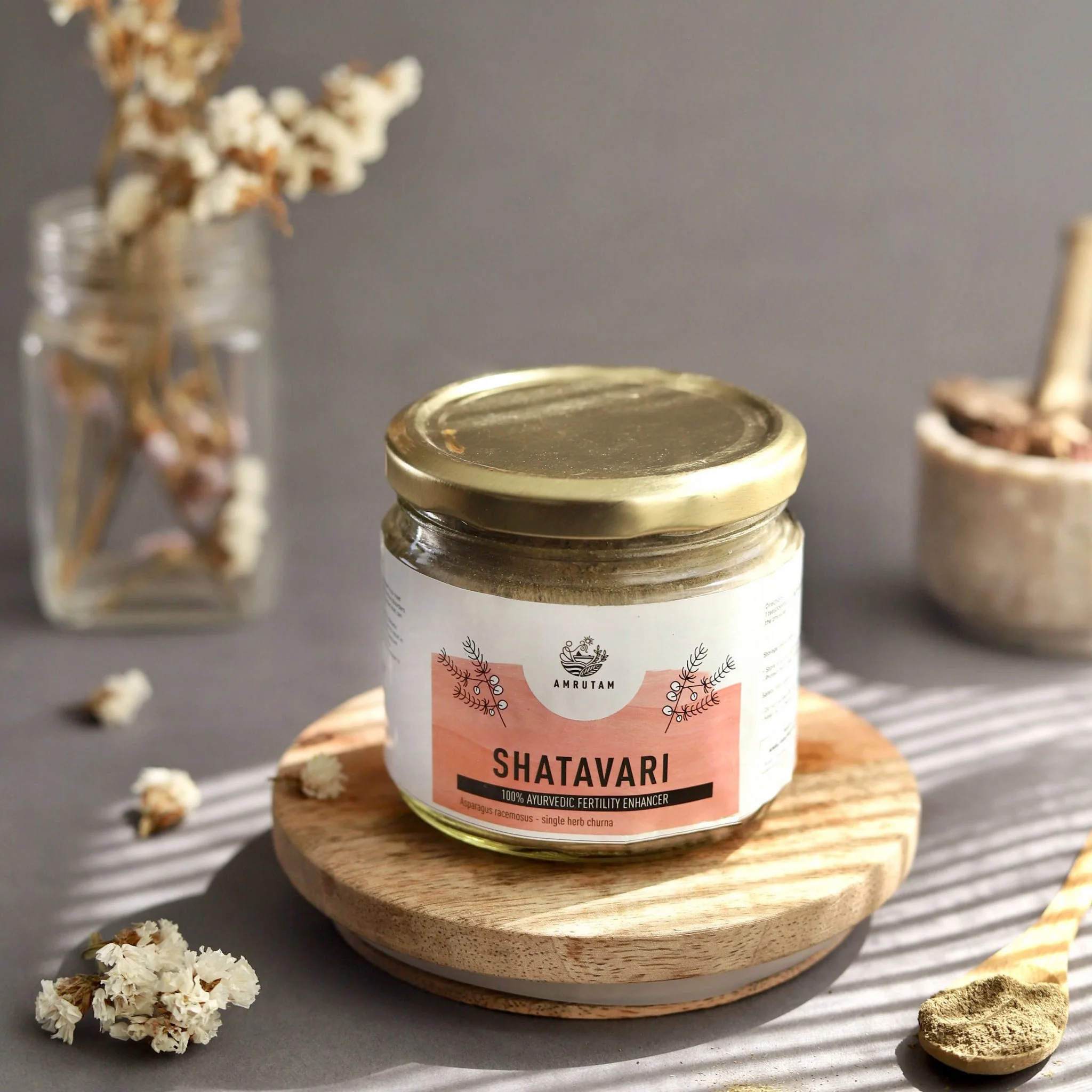 Amrutam Shatavari Churna | Ayurvedic Fertility Enhancer