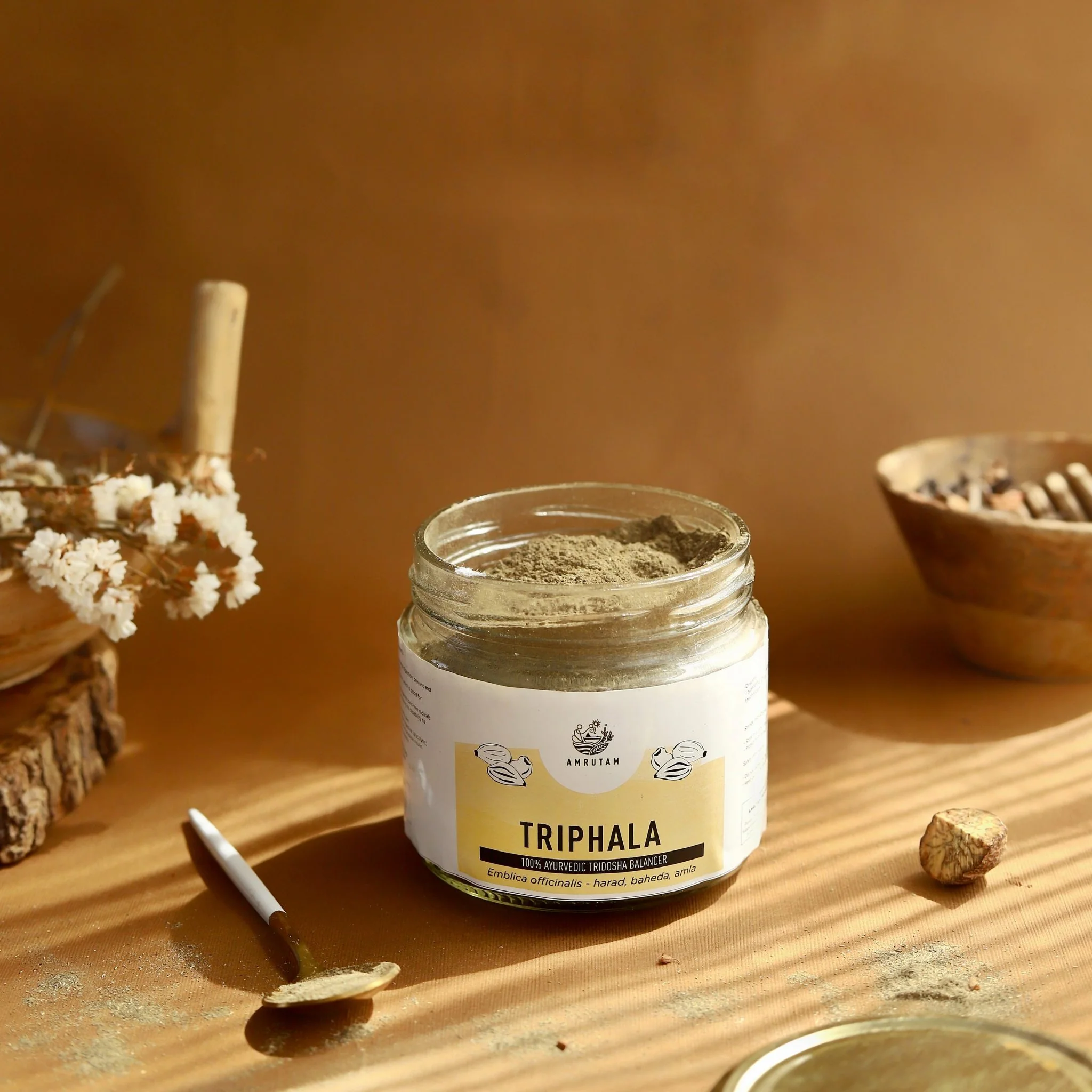 Amrutam Triphala Churna | Ayurvedic Tridosha Balancer